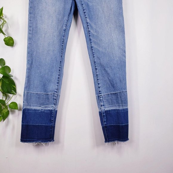 BLANKNYC Women's Light Blue Washed Madison Crop Ankle Skinny Jeans 27 High Rise - Picture 5 of 10